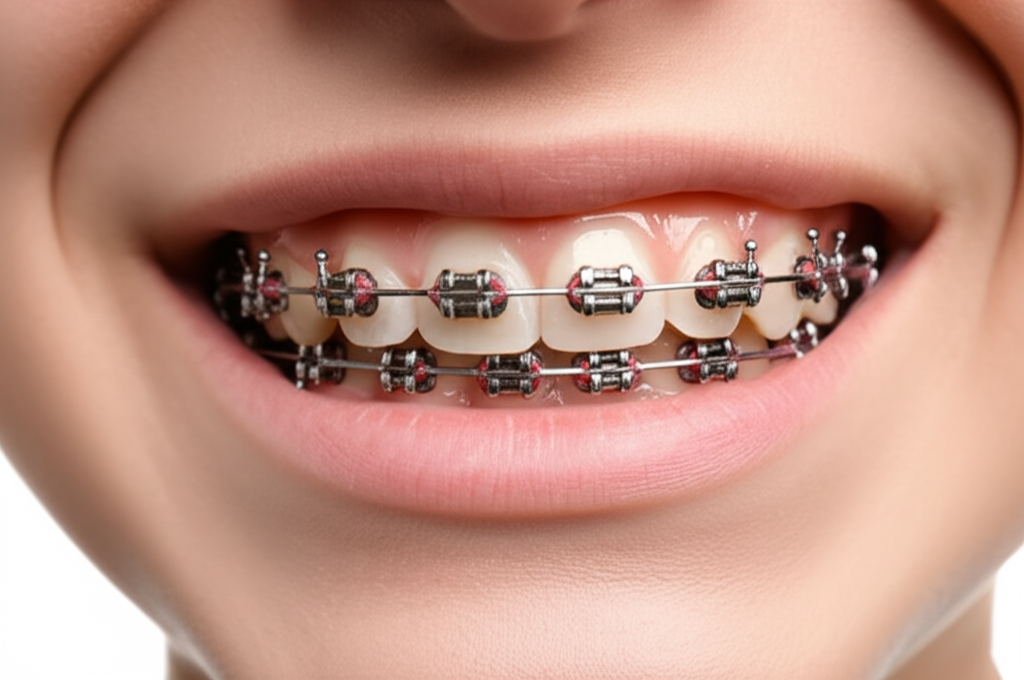 Braces with selected color